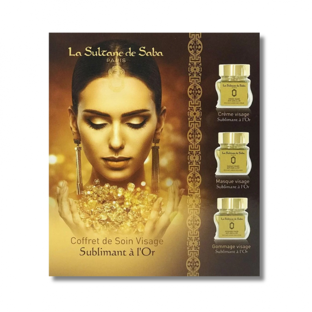 Набор для лица "Золото" -  La Sultanе de Saba 23-Carat Gold Set - Фото 1