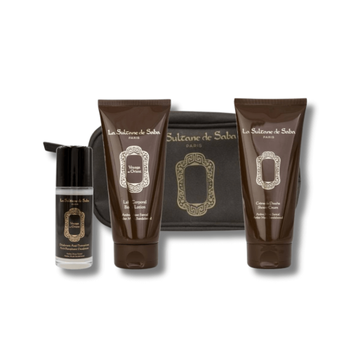 Набір для тіла "Амабра, мускус, сандал" - La Sultane de Saba Amber Musk Sandalwood Set фото