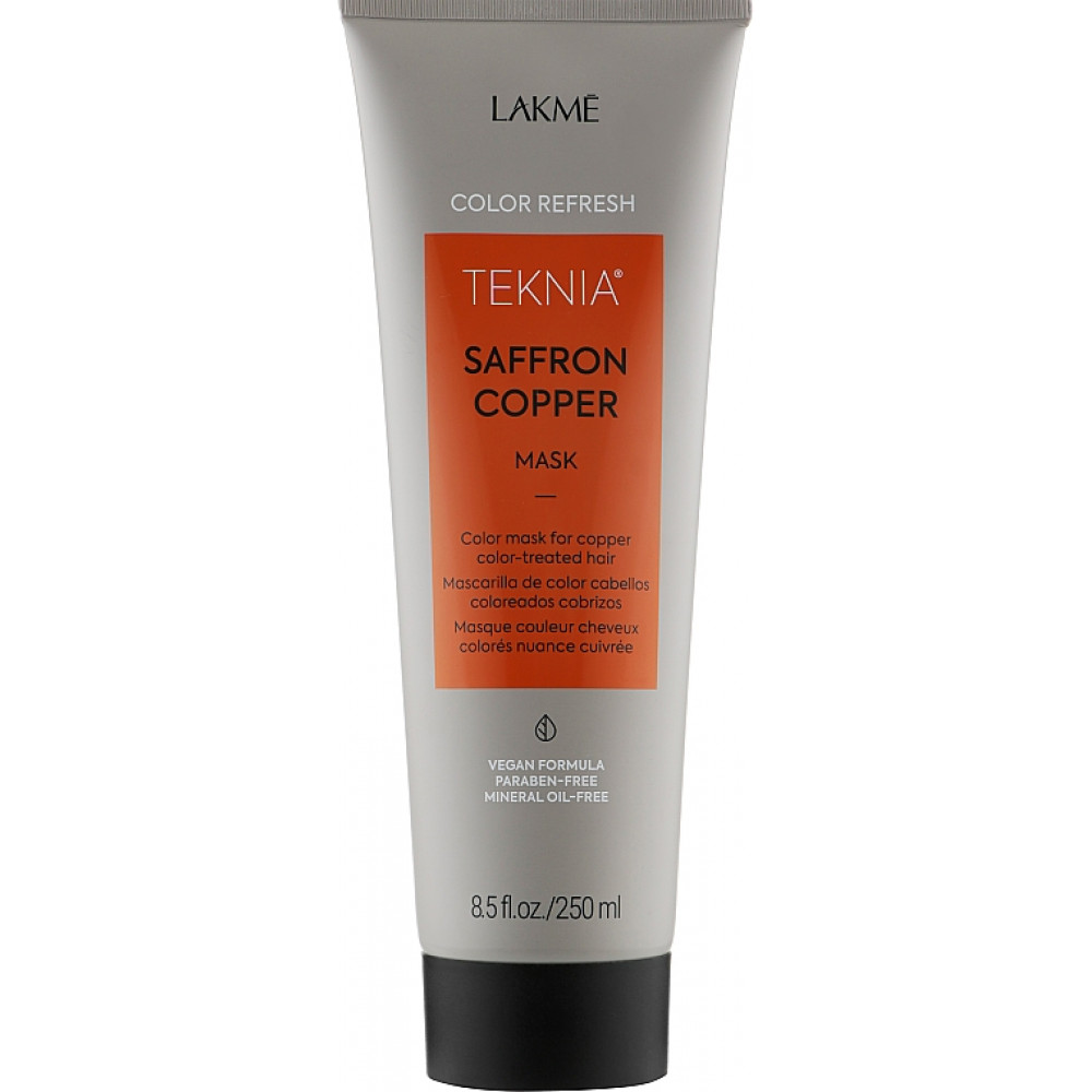 Маска для оновлення кольору мідних відтінків волосся - Lakme Teknia Color Refresh Saffron Copper Mask - Фото 1
