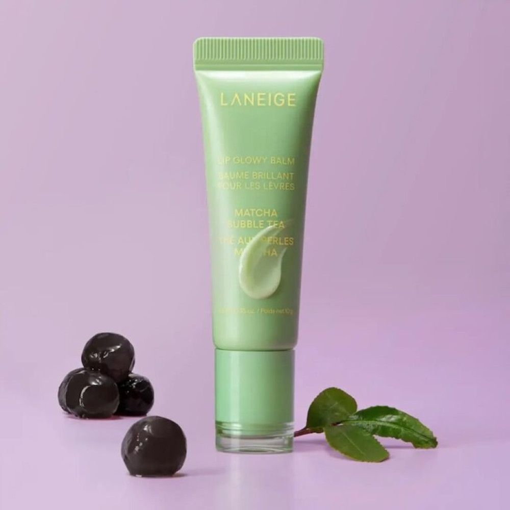 Сяючий бальзам для губ "Матча Бабл Ті" - Laneige Lip Glowy Balm Matcha Bubble Tea фото 3