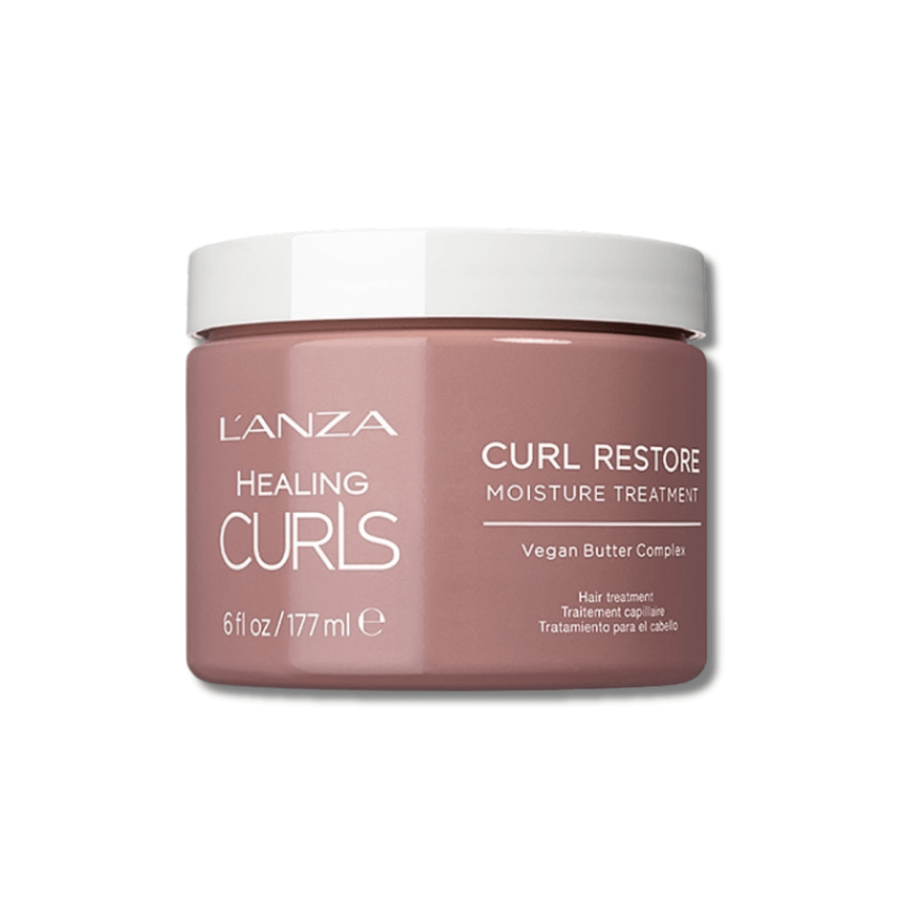 Незмивна відновлююча маска для кучерявого волосся - L'anza Healing Curls Curl Restore Moisture Treatment - Фото 1
