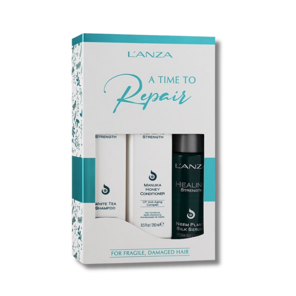 Подарочный набор - L'anza Healing Strength Trio Box - Фото 1