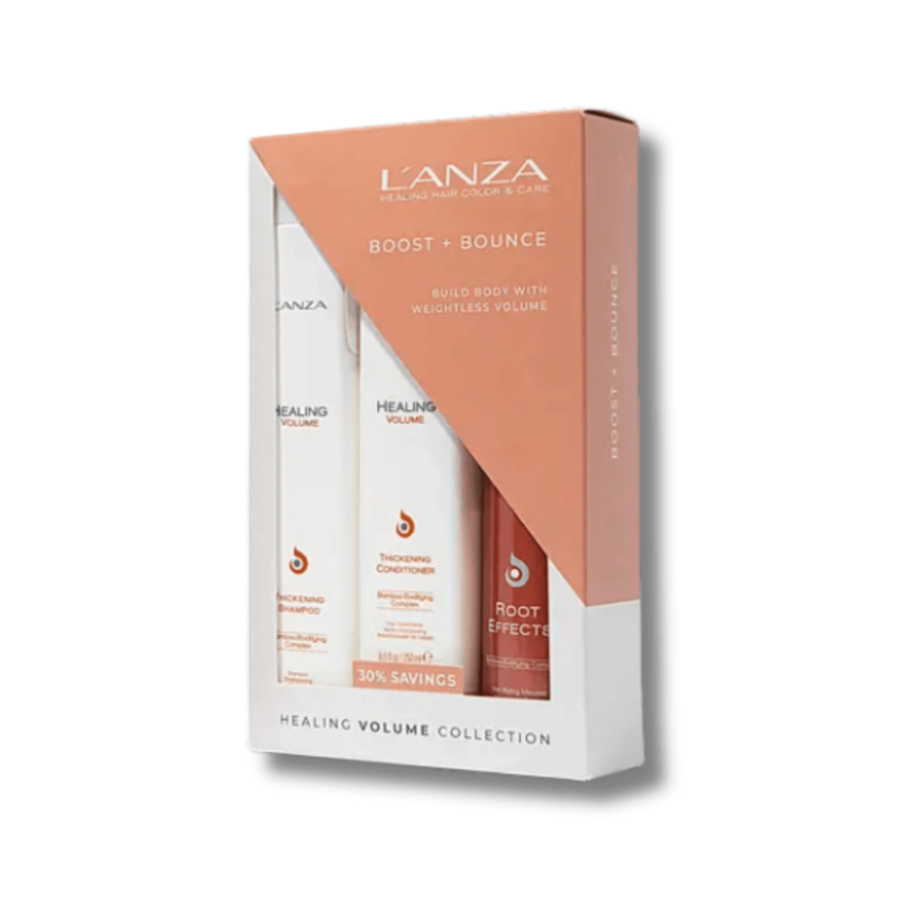 Подарунковий набір - L'anza Healing Volume Holiday Trio Box - Фото 1