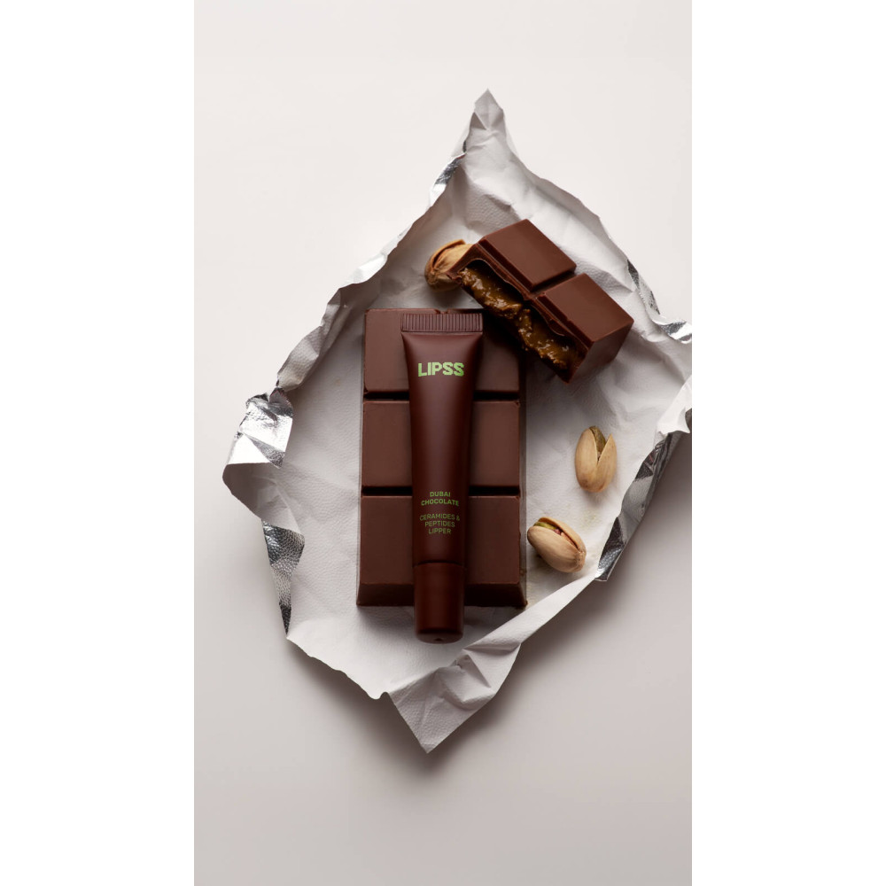 Блиск для губ "Дубайський шоколад" - Lipss Lipper Dubai Chocolate Lip Gloss фото 3