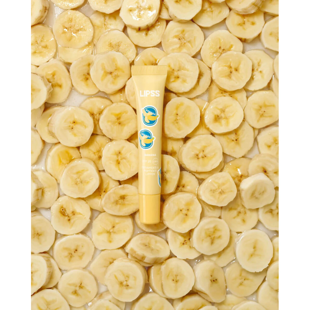 Блеск для губ с SPF 20 "Банан" - Lipss Ceramides & Peptides Banana Lipper фото 2