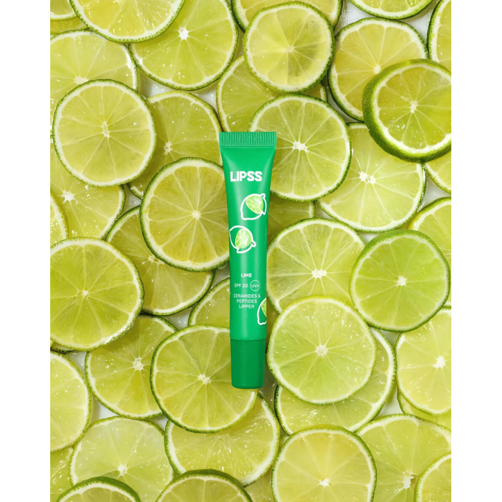 Блеск для губ с SPF 20 "Лайм" - Lipss Ceramides & Peptides Lime Lipper фото 2