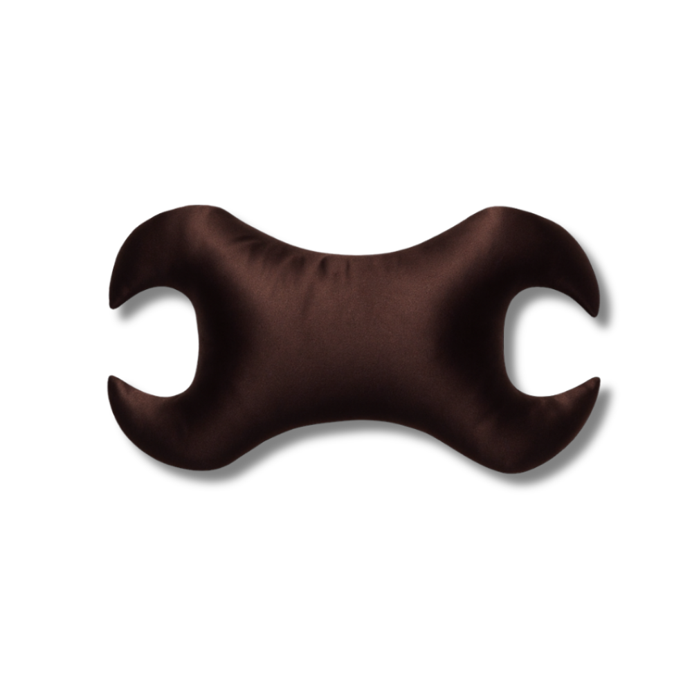 Анти-эйдж подушка KEY против морщин вокруг глаз коричневая - MOLODO Key Anti-Aging Pillow Against Wrinkles Around The Eyes Brown - Фото 1