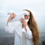 Анти-эйдж подушка KEY против морщин вокруг глаз молочная - MOLODO Key Anti-Aging Pillow Against Wrinkles Around The Eyes Off White - Фото 3