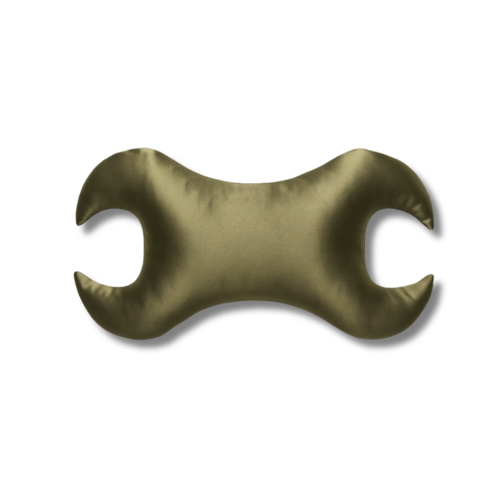 Анти-эйдж подушка KEY против морщин вокруг глаз оливковая - MOLODO Key Anti-Aging Pillow Against Wrinkles Around The Eyes Forest Moss - Фото 1