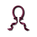 Мягкие бигуди из 100% натурального шелка с лентами сливовые - MOLODO Silk Curlers Plum фото