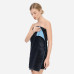Рушник для тіла з шовку та мікрофібри чорний - MOLODO Silk & Microfibre Towel Black фото 3