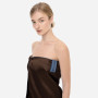 Полотенце для тела из шелка и микрофибры коричневое - MOLODO Silk & Microfibre Towel Brown - Фото 2
