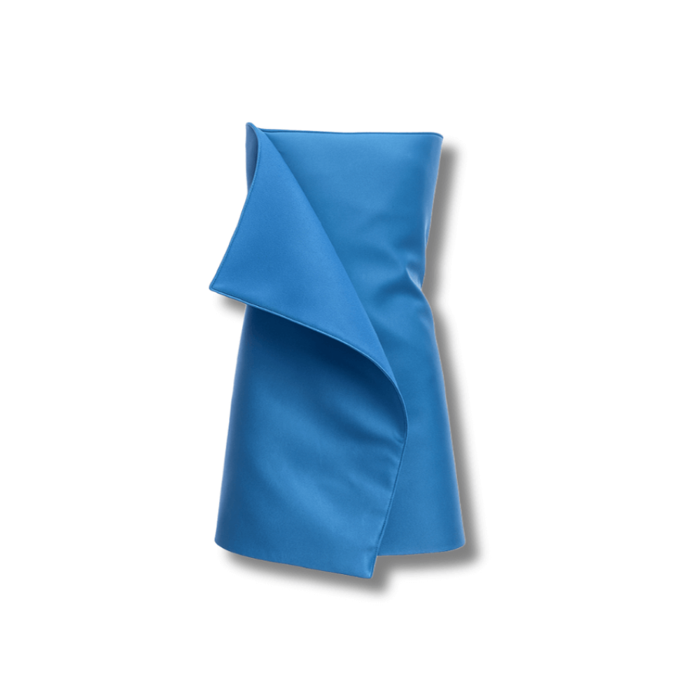 Полотенце для тела из шелка и микрофибры синее - MOLODO Silk & Microfibre Towel Blue - Фото 1