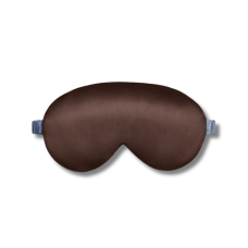 Шовкова маска для сну коричнева - MOLODO Silk Sleep Mask Brown