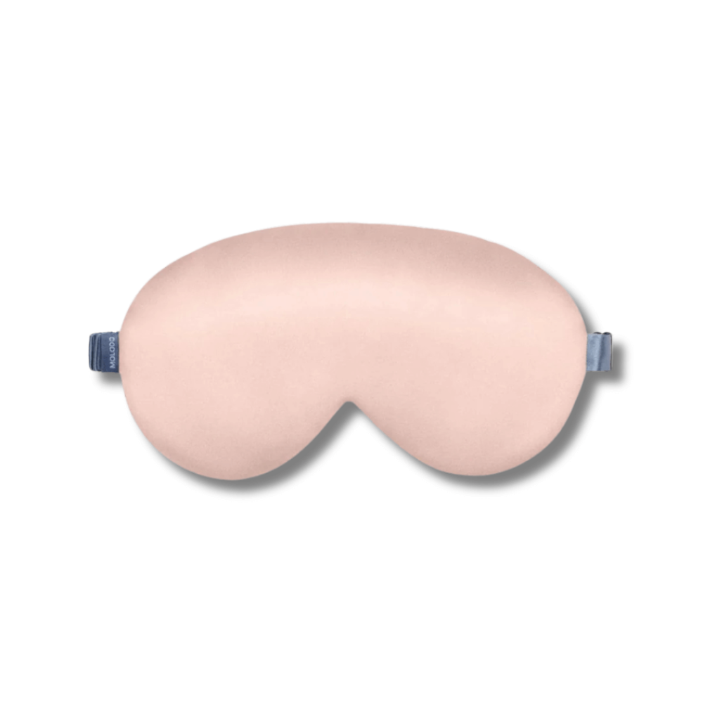 Шелковая маска для сна пудровая - MOLODO Silk Sleep Mask Powder Pink - Фото 1
