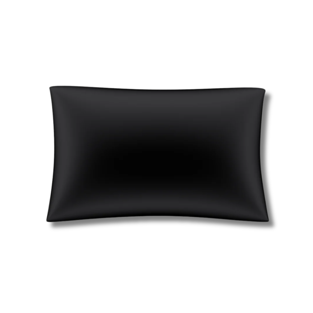 Шелковая наволочка чёрная - MOLODO Silk Pillowcase Black - Фото 1