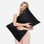 Шелковая наволочка чёрная - MOLODO Silk Pillowcase Black - Фото 2