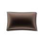 Шовкова наволочка коричнева - MOLODO Silk Pillowcase Brown - Фото 1