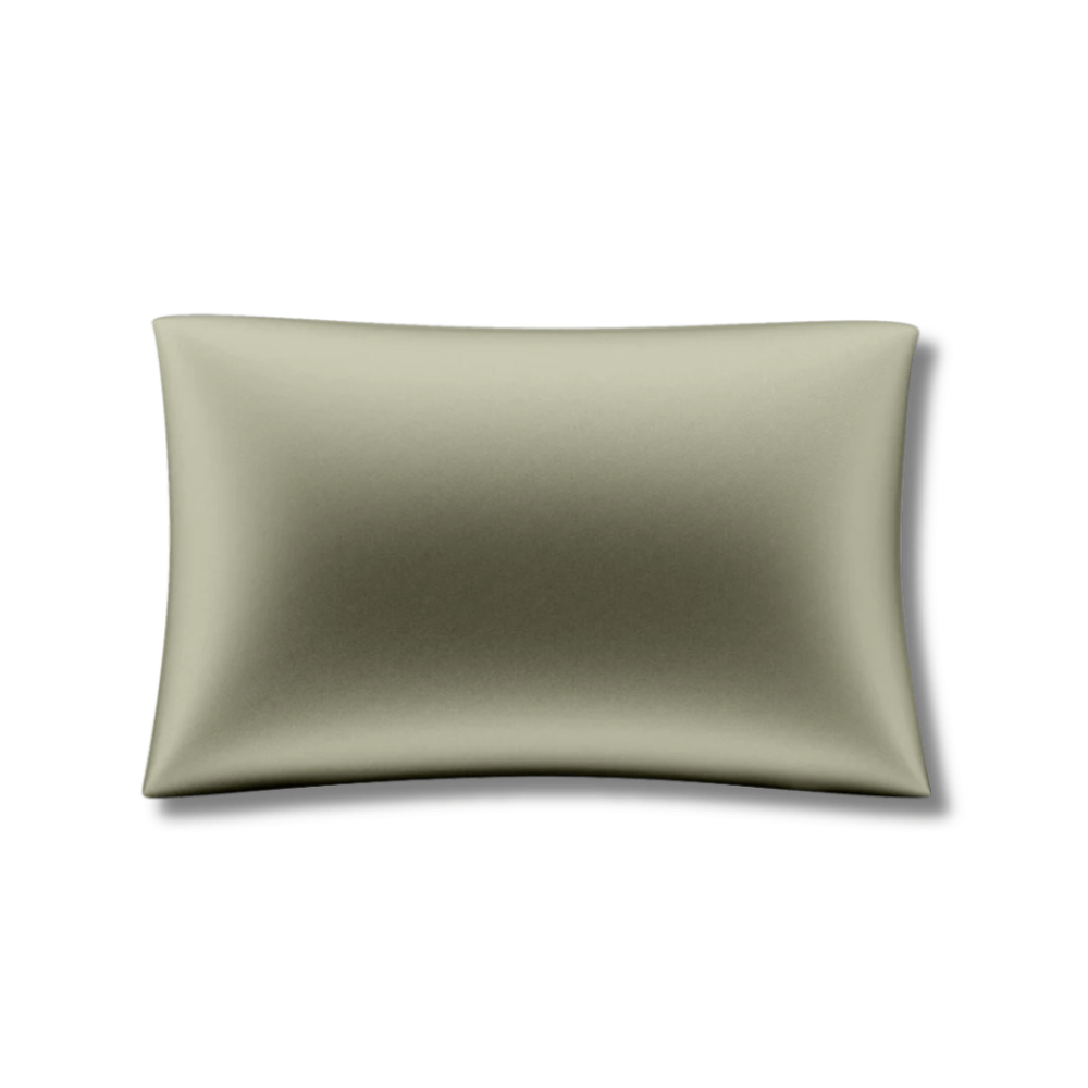 Шелковая наволочка оливковая - MOLODO Silk Pillowcase Forest Moss - Фото 1