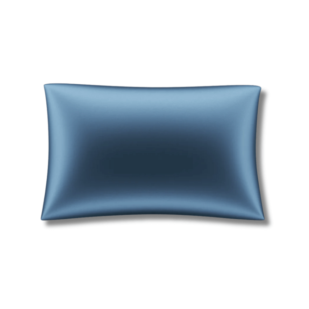 Шелковая наволочка синяя - MOLODO Silk Pillowcase Blue - Фото 1