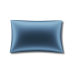 Шовкова наволочка синя - MOLODO Silk Pillowcase Blue фото