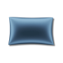 Шелковая наволочка синяя - MOLODO Silk Pillowcase Blue - Фото 1