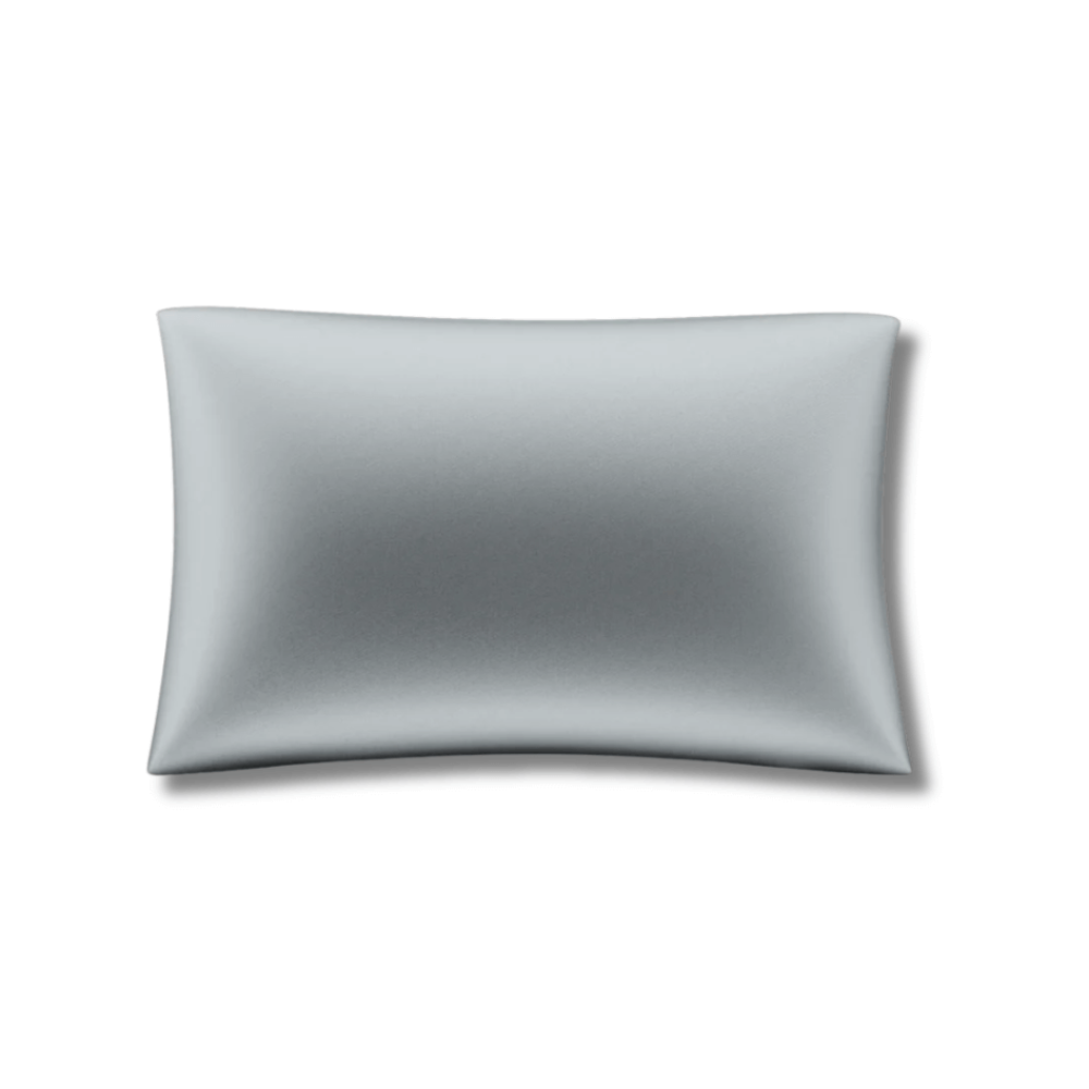Шелковая наволочка серая - MOLODO Silk Pillowcase Stone Grey - Фото 1