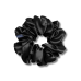 Шелковая резинка для волос чёрная - MOLODO Silk Scrunchie Large Black фото