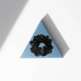 Шелковая резинка для волос чёрная - MOLODO Silk Scrunchie Large Black фото 2