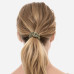 Шелковая резинка для волос оливковая - MOLODO Silk Scrunchie Small Forest Moss фото 3