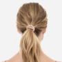 Шовкова резинка для волосся пудрова - MOLODO Silk Scrunchie Small Powder Pink - Фото 3