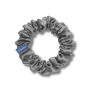 Шелковая резинка для волос серая - MOLODO Silk Scrunchie Medium Stone Grey - Фото 1
