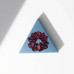 Шелковая резинка для волос сливовая - MOLODO Silk Scrunchie Large Plum фото 2