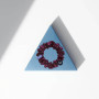 Шовкова резинка для волосся сливова - MOLODO Silk Scrunchie Medium Plum - Фото 2