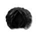 Шелковая шапочка для сна чёрная - MOLODO Silk Night Cap Black фото