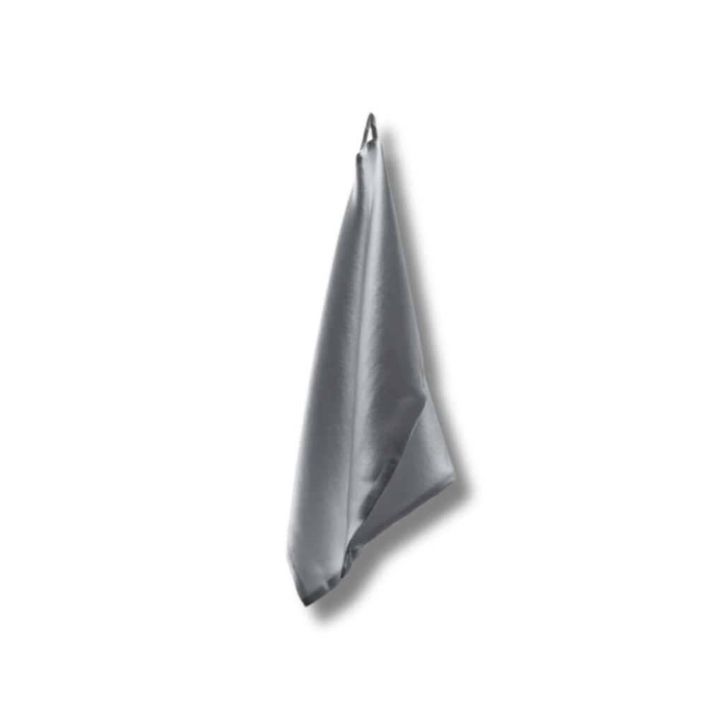 Шелковое полотенце для лица серое - MOLODO Silk Face Towel Stone Grey - Фото 1