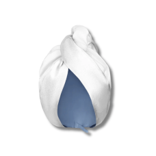 Шелковый тюрбан с микрофиброй молочный - MOLODO Silk Turban With Microfiber Off White