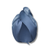 Шелковый тюрбан с микрофиброй синий - MOLODO Silk Turban With Microfiber Blue фото