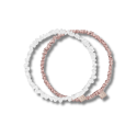 Silk Hoops Scrunchie
