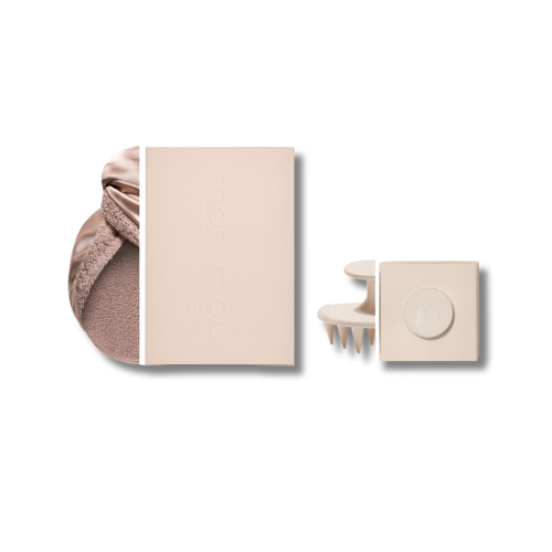 Набор аксессуаров по уходу за волосами "Beige" - MON MOU Hair Selection Beige Set фото