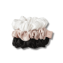 Набір із 3 середніх резинок для волосся - MON MOU Silk Medium Scrunchies Set 1 - Фото 1