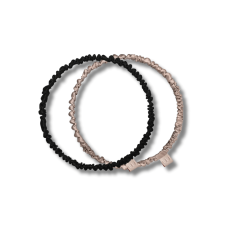 Набір обручів-резинок для волосся - MON MOU Silk Hoops Scrunchies Set 2