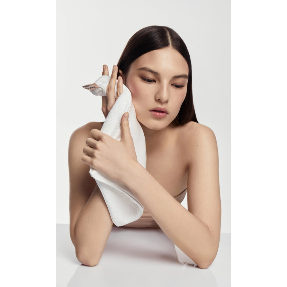 Набір рушників для обличчя та шиї - MON MOU Face Soft Silk Towels White фото 3