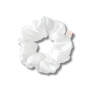 Об'ємна резинка для волосся біла - MON MOU Silk Large Scrunchie White - Фото 1