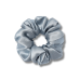 Об'ємна резинка для волосся сіро-блакитна  - MON MOU Silk Large Scrunchie Gray Blue фото