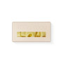 Об'ємна резинка для волосся жовта  - MON MOU Silk Large Scrunchie Yellow - Фото 2