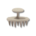 Щіточка для очищення шкіри голови сіро-бежева - MON MOU Soft Scrub Brush Taupe фото