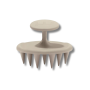 Щіточка для очищення шкіри голови сіро-бежева - MON MOU Soft Scrub Brush Taupe - Фото 1