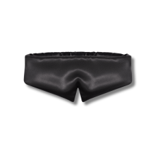 Шелковая маска для сна и отдыха чёрная - MON MOU Pure Silk Mask Black 