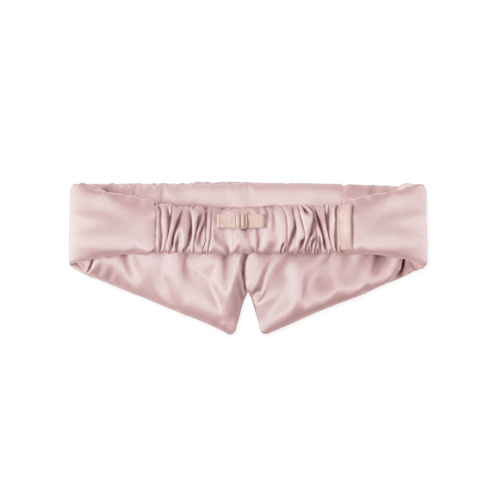 Шелковая маска для сна и отдыха розовая - MON MOU Pure Silk Mask Pink фото 2